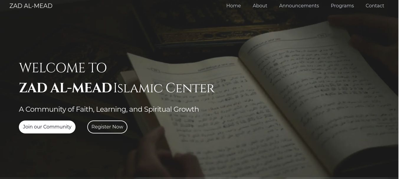 Zad Islamic Madrasa (Web)
